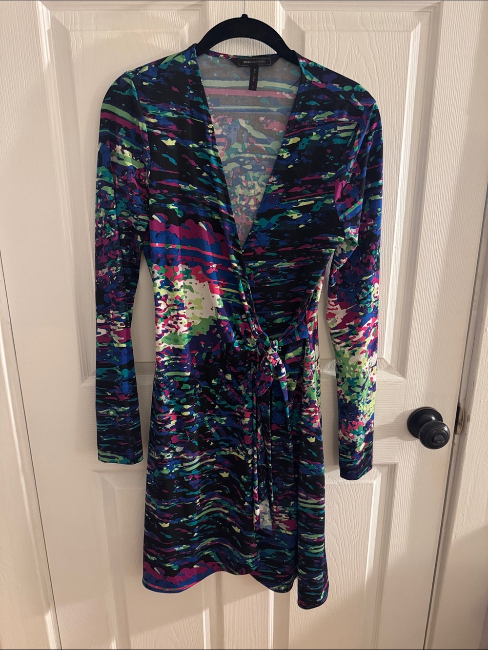 Multicolor Wrap Dress